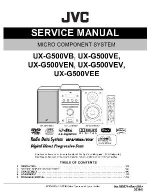 Сервисная инструкция JVC UX-G500 ― Manual-Shop.ru