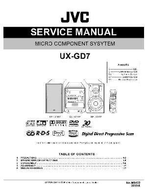 Сервисная инструкция JVC UX-GD7 ― Manual-Shop.ru