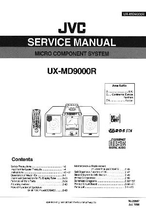Service manual JVC UX-MD9000R ― Manual-Shop.ru