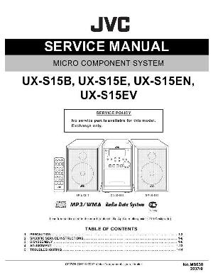 Service manual JVC UX-S15 CA-UXS15 ― Manual-Shop.ru