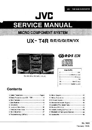 Сервисная инструкция JVC UX-T4R ― Manual-Shop.ru