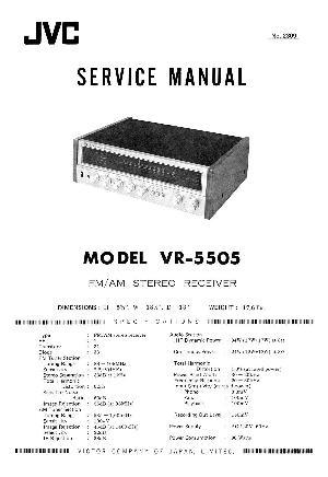 Сервисная инструкция JVC VR-5505 ― Manual-Shop.ru