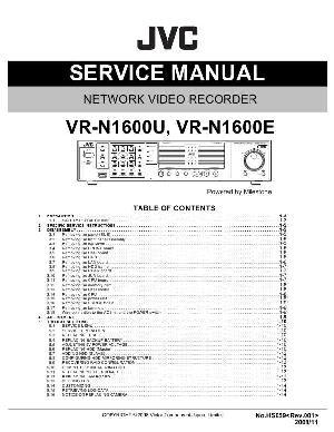Service manual JVC VR-N1600E, VR-N1600U ― Manual-Shop.ru