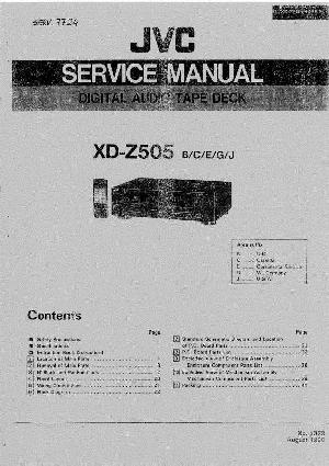 Сервисная инструкция JVC XD-Z505 ― Manual-Shop.ru