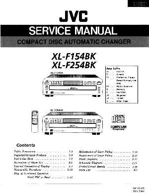 Сервисная инструкция JVC XL-F154BK, XL-F254BK ― Manual-Shop.ru