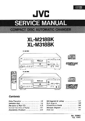 Сервисная инструкция JVC XL-M218BK, XL-M318BK ― Manual-Shop.ru