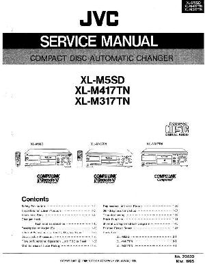 Сервисная инструкция JVC XL-M5SD, XL-M317TN, XL-M417TN ― Manual-Shop.ru
