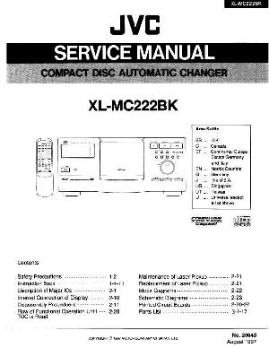 Сервисная инструкция JVC XL-MC222BK ― Manual-Shop.ru
