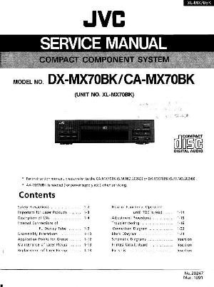 Service manual JVC XL-MX70BK ― Manual-Shop.ru