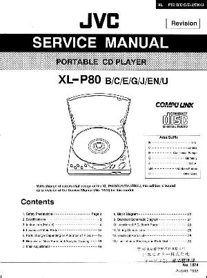 Service manual JVC XL-P80B ― Manual-Shop.ru