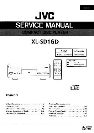 Service manual JVC XL-SD1GD ― Manual-Shop.ru