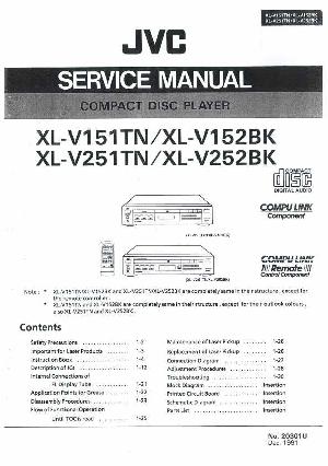 Сервисная инструкция JVC XL-V151TN, XL-V152BK ― Manual-Shop.ru