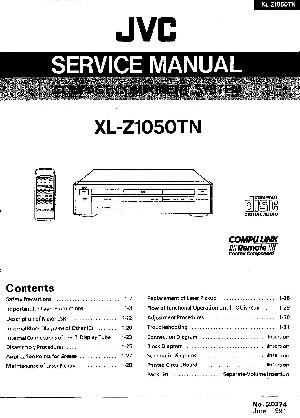 Сервисная инструкция JVC XL-Z1050TN ― Manual-Shop.ru