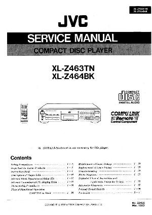Сервисная инструкция JVC XL-Z463TN, Z464BK ― Manual-Shop.ru