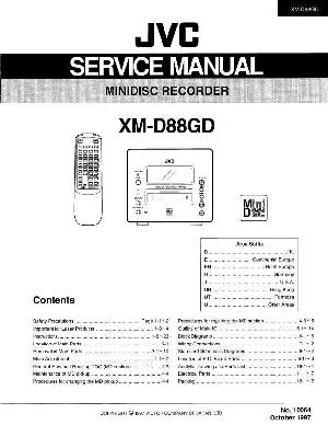Сервисная инструкция JVC XM-D88GD ― Manual-Shop.ru