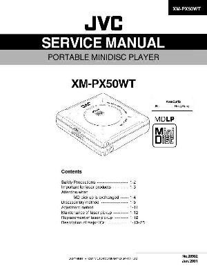 Сервисная инструкция JVC XM-PX50WT ― Manual-Shop.ru