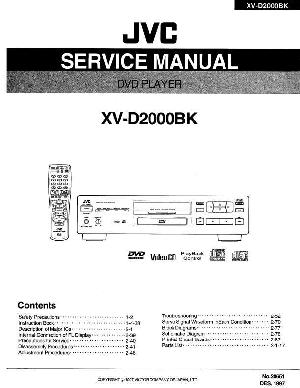 Сервисная инструкция JVC XV-D2000BK ― Manual-Shop.ru