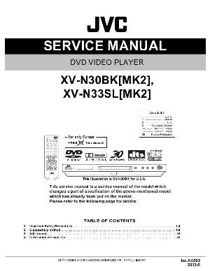 Сервисная инструкция JVC XV-N30MK2, XV-N33MK2 ― Manual-Shop.ru