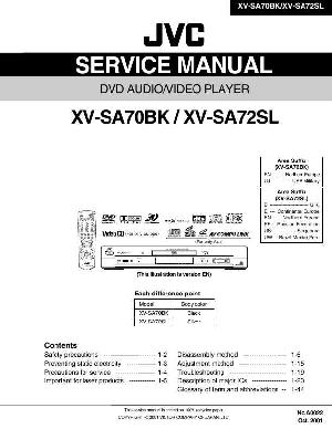 Service manual JVC XV-SA70BK, XV-SA72SL ― Manual-Shop.ru