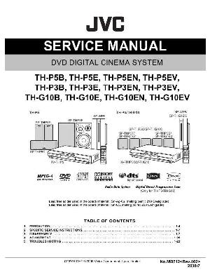 Сервисная инструкция JVC XV-THP3, XV-THP5, XV-THG10 ― Manual-Shop.ru