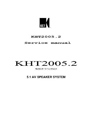Сервисная инструкция Kef KHT-2005.2 ― Manual-Shop.ru