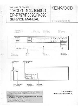Service manual Kenwood 103CD, 104CD, 1050CD ― Manual-Shop.ru