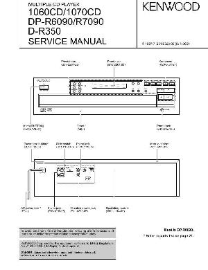 Сервисная инструкция Kenwood 1060CD, 1070CD, D-R350, DP-R6090, R7090 ― Manual-Shop.ru