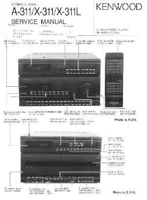 Service manual KENWOOD A-311, X-311, X-311L ― Manual-Shop.ru