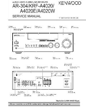 Service manual Kenwood AR-304, KRF-A4020 ― Manual-Shop.ru