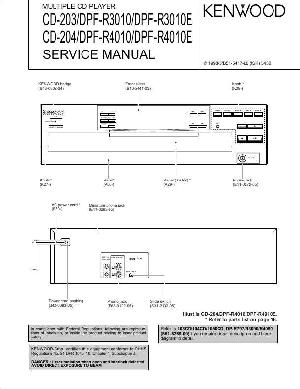 Сервисная инструкция Kenwood CD-203, CD-204 ― Manual-Shop.ru