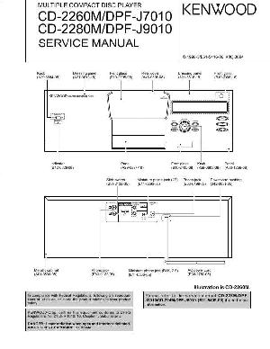 Сервисная инструкция Kenwood CD-2260M, 2280M, DPF-J7010, DPF-J9010 ― Manual-Shop.ru