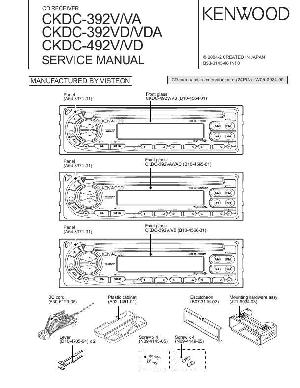 Сервисная инструкция Kenwood CKDC-392, CKDC-492 ― Manual-Shop.ru