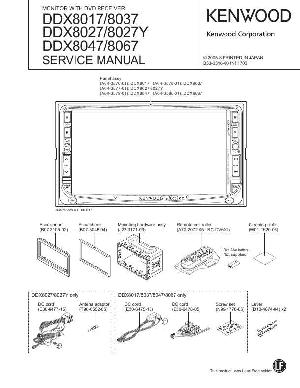 Сервисная инструкция Kenwood DDX-8017, DDX-8027, DDX-8037, DDX-8047, DDX-8067 ― Manual-Shop.ru