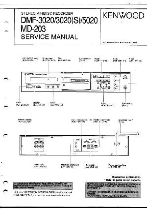Service manual Kenwood DMF-3020, DMF-5020, MD-203 ― Manual-Shop.ru