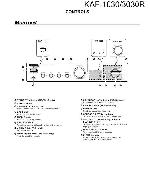 Service manual Kenwood KAF-1030, KAF-3030R