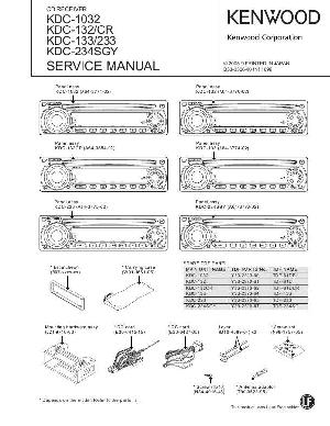 Сервисная инструкция Kenwood KDC-132, KDC-133, KDC-233, KDC-234, KDC-1032 ― Manual-Shop.ru