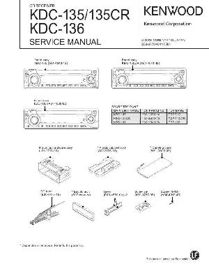 Сервисная инструкция Kenwood KDC-135, KDC-136 ― Manual-Shop.ru