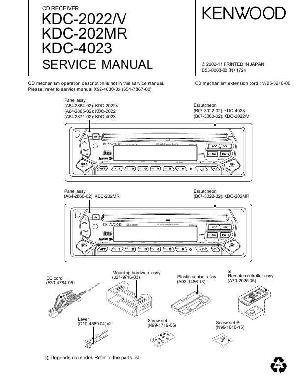 Service manual Kenwood KDC-2022, KDC-202MR, KDC-4023 ― Manual-Shop.ru