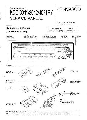 Сервисная инструкция Kenwood KDC-3011, KDC-3012, KDC-4071RY ― Manual-Shop.ru