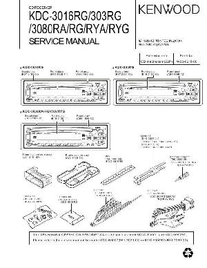 Service manual Kenwood KDC-303RG, KDC-3016RG, KDC-3080RA ― Manual-Shop.ru