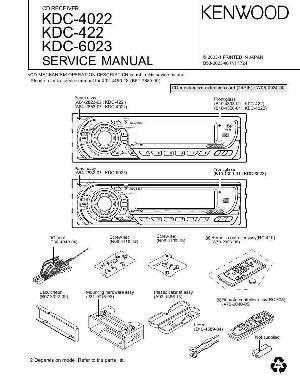 Service manual Kenwood KDC-4022, KDC-422, KDC-6023 ― Manual-Shop.ru