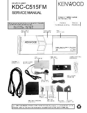 Service manual Kenwood KDC-C515FM ― Manual-Shop.ru