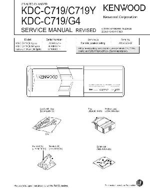 Сервисная инструкция Kenwood KDC-C719 ― Manual-Shop.ru