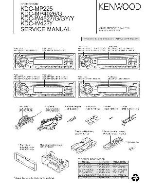 Service manual Kenwood KDC-MP225, KDC-MP4026, KDC-W4527, KDC-W427Y ― Manual-Shop.ru