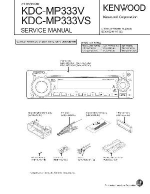 Service manual Kenwood KDC-MP333V ― Manual-Shop.ru