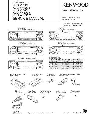 Сервисная инструкция Kenwood KDC-MP628, KDC-MP728, KDC-MP7028, KDC-MP8029, KDC-W7031 ― Manual-Shop.ru