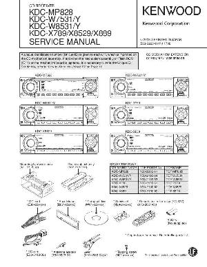Service manual Kenwood KDC-MP828, KDC-W7531, KDC-W8531, KDC-X789, KDC-X8529, KDC-X889 ― Manual-Shop.ru