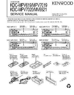 Service manual Kenwood KDC-MPV619, KDC-MPV7019, KDC-MPV7020, KDC-MV6521 ― Manual-Shop.ru