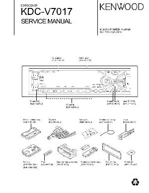 Сервисная инструкция Kenwood KDC-V7017 ― Manual-Shop.ru