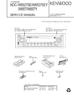 Сервисная инструкция Kenwood KDC-W657, KDC-W6527SE  ― Manual-Shop.ru